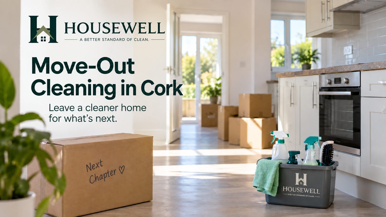 Housewell move-out cleaning service in Cork